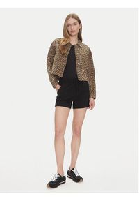 only - ONLY Kurtka jeansowa Naomi 15347129 Brązowy Regular Fit. Kolor: brązowy. Materiał: bawełna #3