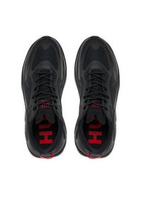 Hugo Sneakersy Leon Runn 50503044 Czarny. Kolor: czarny. Materiał: skóra #3