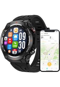Smartwatch Wenom SMARTWATCH MĘSKI ZEGAREK FUNKCJA GPS ROZMOWY CIŚNIENIE 650mAh SMART WATCH. Rodzaj zegarka: smartwatch