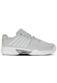 Buty do tenisa damskie K-Swiss Express Light 3. Kolor: wielokolorowy. Materiał: materiał, syntetyk. Szerokość cholewki: normalna. Sport: tenis