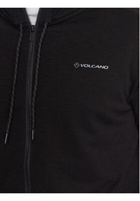 Volcano Bluza B-Poll M01131-W24 Czarny Regular Fit. Kolor: czarny. Materiał: bawełna