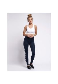 Leginsy Hummel Lily Tights. Kolor: niebieski. Sport: fitness