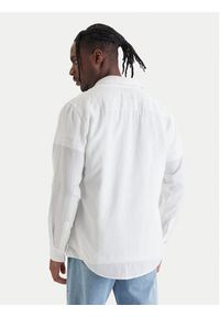 Calvin Klein Jeans Koszula LV04RF121G Biały Regular Fit. Kolor: biały. Materiał: len #5