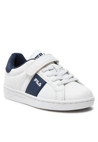 Fila Sneakersy Crosscourt Line Velcro Kids FFK0184 Biały. Kolor: biały #4