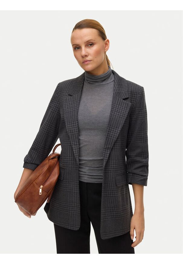 Vero Moda Marynarka Fryd 10331949 Szary Regular Fit. Kolor: szary. Materiał: syntetyk