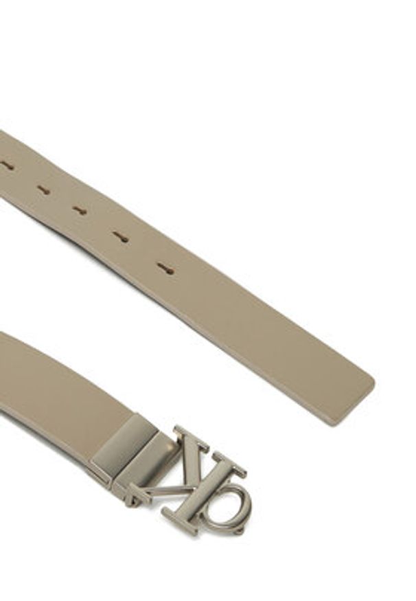 Calvin Klein Jeans Pasek Damski Mono Pl Rev Lthr Belt K60K612288 Brązowy. Kolor: brązowy. Materiał: skóra