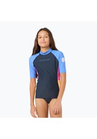RIPCURL - Koszulka do pływania dziecięca Rip Curl Block Party Rash Vest. Kolor: niebieski