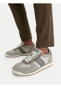 Guess Jeans Sneakersy EO-DELAND-01 WE Szary. Kolor: szary. Materiał: skóra, zamsz #2