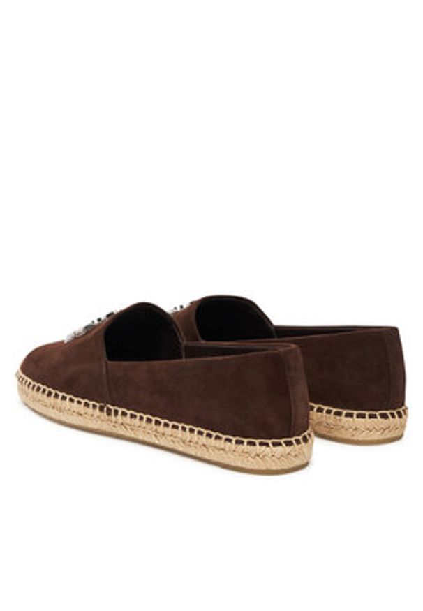 Tory Burch Espadryle Eleanor Espadrille 169623 Brązowy. Kolor: brązowy. Materiał: skóra