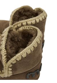 Mou Śniegowce MU.FW101050A Szary. Kolor: szary. Materiał: zamsz, skóra #2