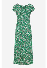 Cellbes - Wzorzysta sukienka. Kolor: zielony. Materiał: materiał. Długość rękawa: krótki rękaw. Typ sukienki: z odkrytymi ramionami #3