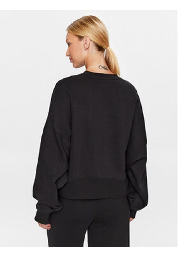 Kappa Bluza 313022 Czarny Loose Fit. Kolor: czarny. Materiał: bawełna
