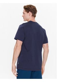 Jack Wolfskin T-Shirt Brand 1809021 Granatowy Regular Fit. Kolor: niebieski. Materiał: bawełna #3