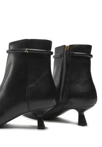 Patrizia Pepe Botki 2Y0024/L078-K103 Czarny. Kolor: czarny. Materiał: skóra #5
