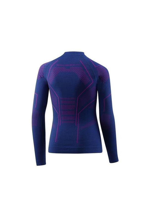 Koszulka Dziecięca Brubeck Thermo Junior Ls16120. Kolor: wielokolorowy, niebieski, fioletowy