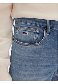 Tommy Jeans Szorty jeansowe Scanton DM0DM20960 Niebieski Slim Fit. Kolor: niebieski. Materiał: bawełna