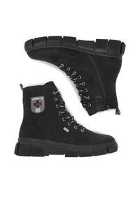 Rieker Trzewiki CEO-X3410-00 Czarny. Kolor: czarny. Materiał: materiał #6