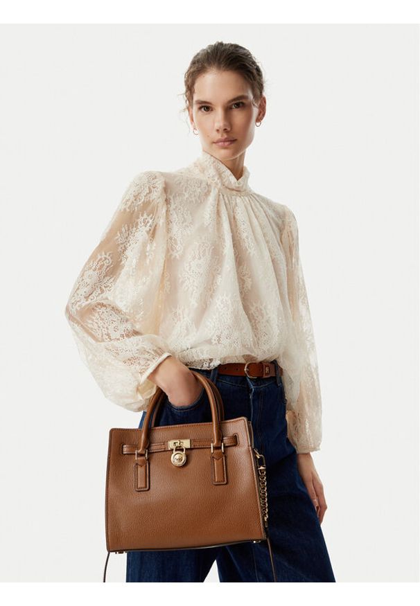 MICHAEL Michael Kors Torebka 30T6GNXS1L Brązowy. Kolor: brązowy. Materiał: skórzane