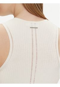 Calvin Klein Top K20K206506 Biały Slim Fit. Kolor: biały. Materiał: wiskoza