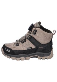 Buty trekkingowe dziecięce CMP Kiruna Mid Fitgo Fleece Wp. Kolor: beżowy. Sport: turystyka piesza