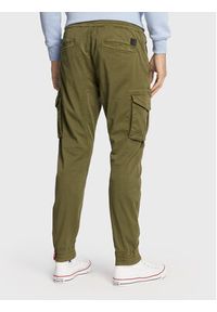 Alpha Industries Joggery Twill 116202 Zielony Regular Fit. Kolor: zielony. Materiał: bawełna #3