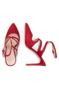 DeeZee Szpilki WYL3616-5 Czerwony. Kolor: czerwony. Materiał: materiał. Obcas: na szpilce #4
