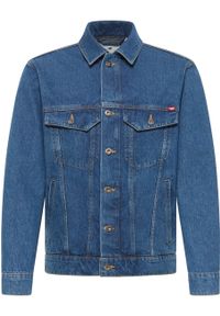 Mustang - MĘSKA KURTKA JEANSOWA MUSTANG Dallas Jacket DENIM BLUE 1015542 5000 880. Materiał: jeans, denim #3