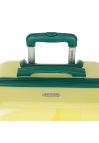 Wittchen - Walizka kabinowa z ABS-u z nadrukiem. Kolor: żółty. Materiał: guma. Wzór: nadruk. Styl: wakacyjny #3