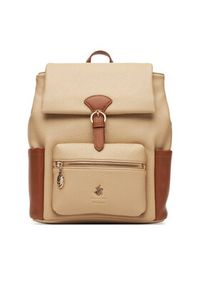 Beverly Hills Polo Club Plecak CEO-BHPC-C-002-08 Beżowy. Kolor: beżowy. Materiał: materiał #6
