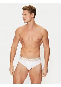 VERSACE - Versace Komplet slipów AU10180 1A10011 Biały. Kolor: biały. Materiał: bawełna #5