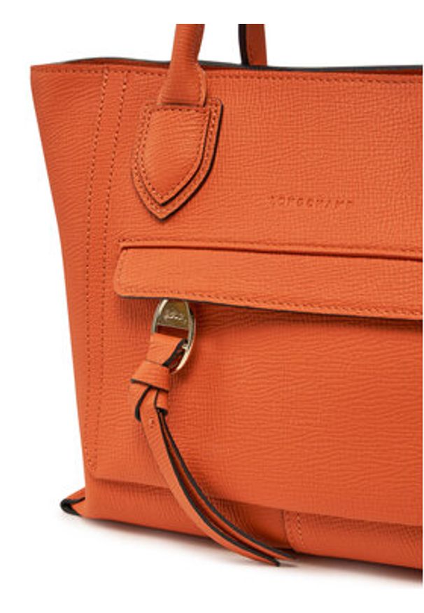 Longchamp Torebka 10104HTA Pomarańczowy. Kolor: pomarańczowy. Materiał: skórzane