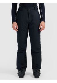 4f - 4F Spodnie narciarskie z szelkami membrana 10000 męskie - czarne XL. Kolor: czarny. Materiał: poliester. Sezon: zima. Sport: narciarstwo #2