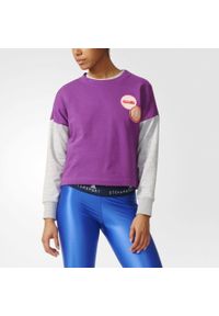 Bluza damska do biegania Adidas Stella McCartney. Kolor: fioletowy