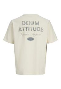 Jack & Jones T-Shirt Edover 12288005 Écru Regular Fit. Materiał: bawełna #6