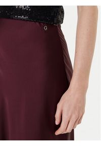 Guess Spódnica midi W5YD55 WF1T2 Bordowy Regular Fit. Kolor: czerwony. Materiał: syntetyk #5