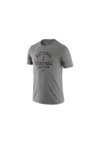 Koszulka sportowa męska Nike Nba Team 31 Courtside Dri-fit. Kolor: szary. Długość rękawa: krótki rękaw. Technologia: Dri-Fit (Nike). Długość: krótkie. Sport: fitness