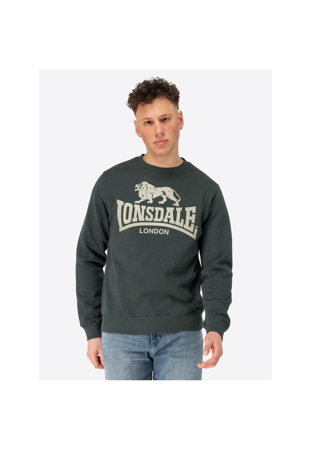 Bluza Lonsdale Go Sport. Kolor: zielony