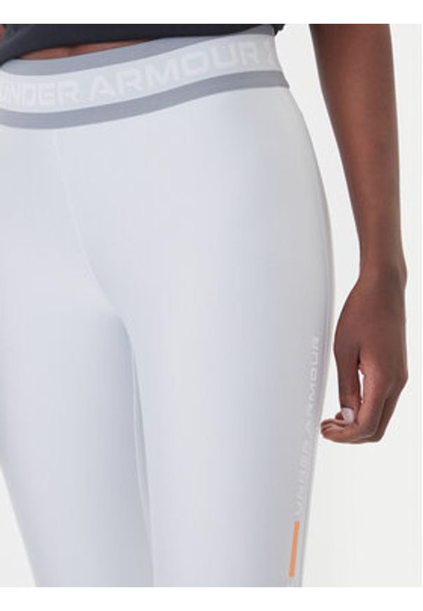 Under Armour Legginsy Tech™ Branded 6009972 Szary Slim Fit. Kolor: szary. Materiał: syntetyk