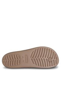 Crocs Japonki Classic Platform Geometric Flip 209565 Beżowy. Kolor: beżowy. Obcas: na platformie