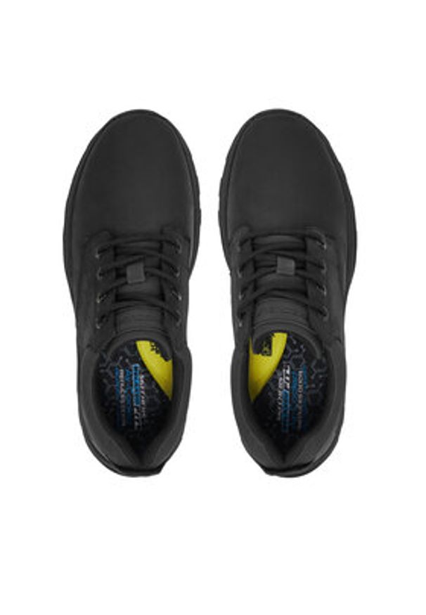 skechers - Skechers Trekkingi Knowlson 204920 BBK Czarny. Kolor: czarny. Materiał: skóra. Sport: turystyka piesza