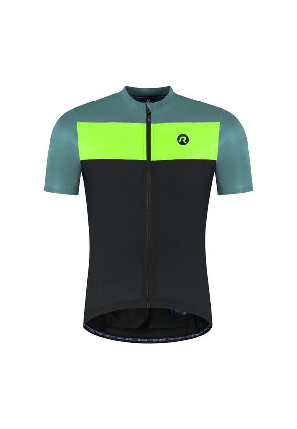 ROGELLI - Koszulka rowerowa męska Rogelli Core Block. Kolor: czarny