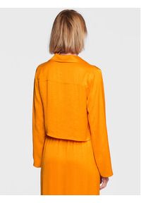 AMERICAN VINTAGE - American Vintage Koszula Widland WID06FE23 Pomarańczowy Regular Fit. Kolor: pomarańczowy. Materiał: syntetyk. Styl: vintage #4