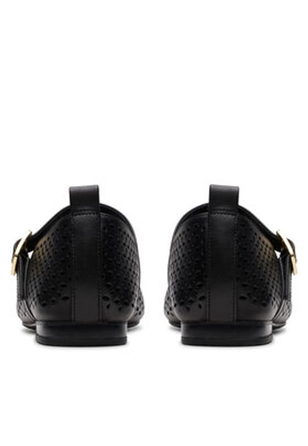 Clarks Półbuty Fawna Jane 26181229 Czarny. Kolor: czarny. Materiał: skóra