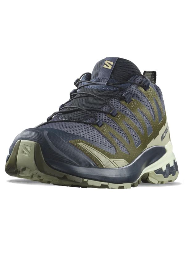 salomon - Buty do biegania w terenie Xa Pro 3D V9 Rozmiar 44 2/3 - 474675 Niebieski. Zapięcie: sznurówki. Kolor: niebieski. Materiał: materiał, syntetyk. Szerokość cholewki: normalna