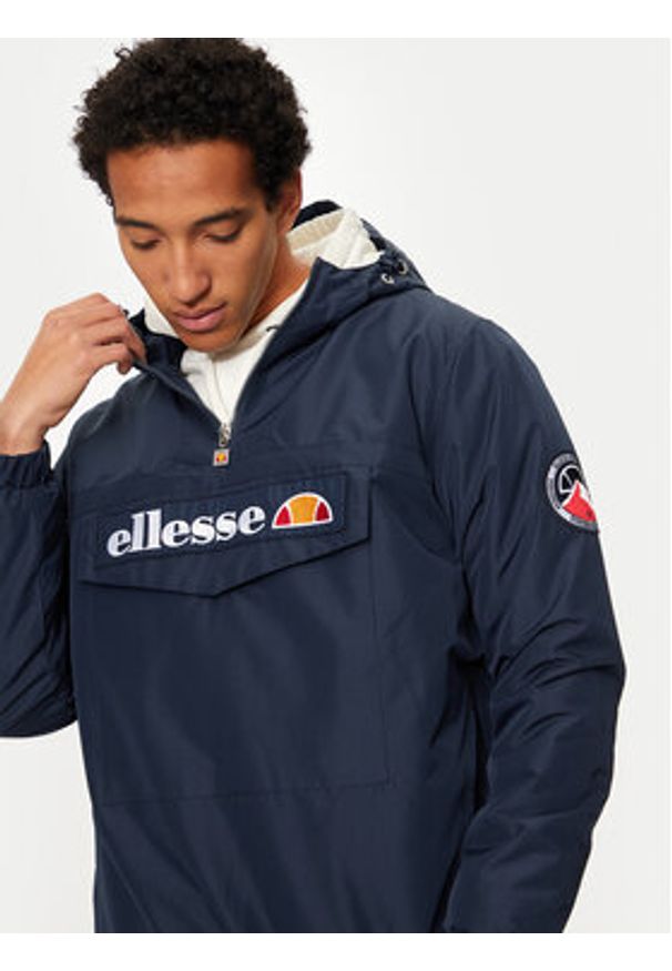 Ellesse Kurtka anorak Monterini SHR08149 Granatowy Regular Fit. Kolor: niebieski. Materiał: syntetyk