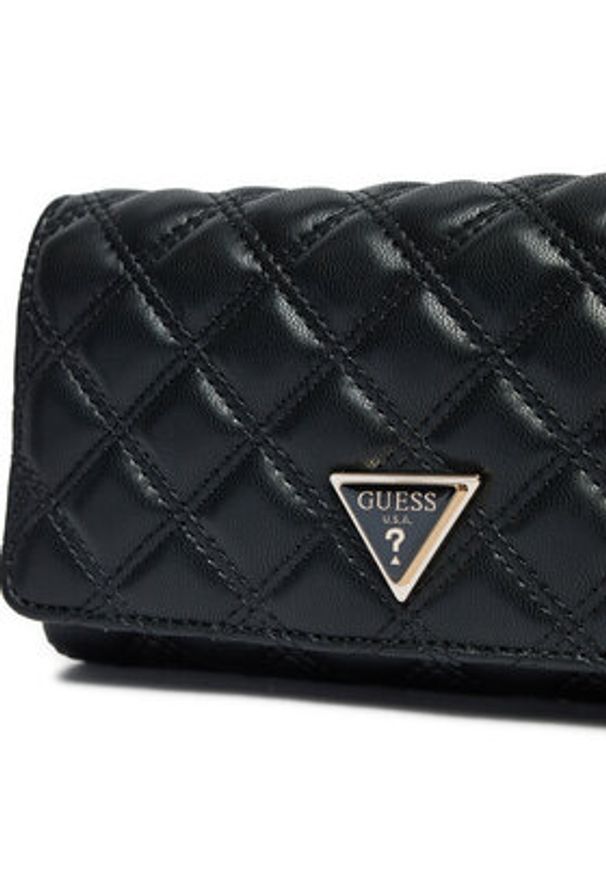 Guess Torebka Giully (QG) Mini-Bags HWQG87 48750 Czarny. Kolor: czarny. Materiał: skórzane