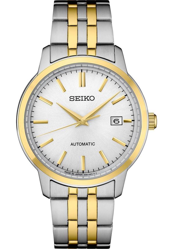 Zegarek Seiko Zegarek męski Seiko SRPH92K1 srebrny. Kolor: srebrny