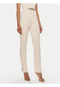 Marciano Guess Spodnie materiałowe 4GGB13 7074A Beżowy Regular Fit. Kolor: beżowy. Materiał: wiskoza