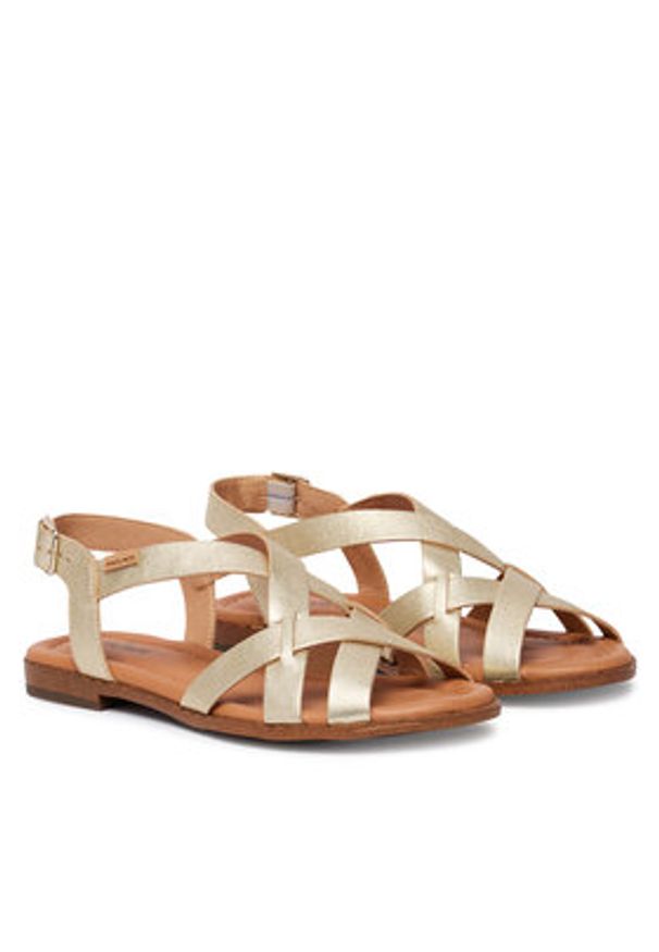 Pikolinos Sandały Algar W0X-0556Cl Złoty. Kolor: złoty. Materiał: skóra