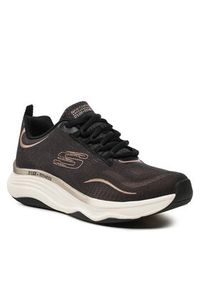 skechers - Skechers Sneakersy Pure Glam 149837/BKRG Czarny. Kolor: czarny. Materiał: materiał